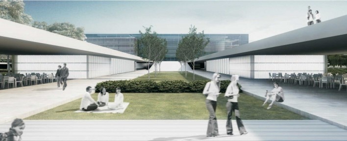 Concurso Sistema Fecomércio‐RS, perspectiva externa. Gabriel Cruz Grandó e equipe, 2º lugar, 2011