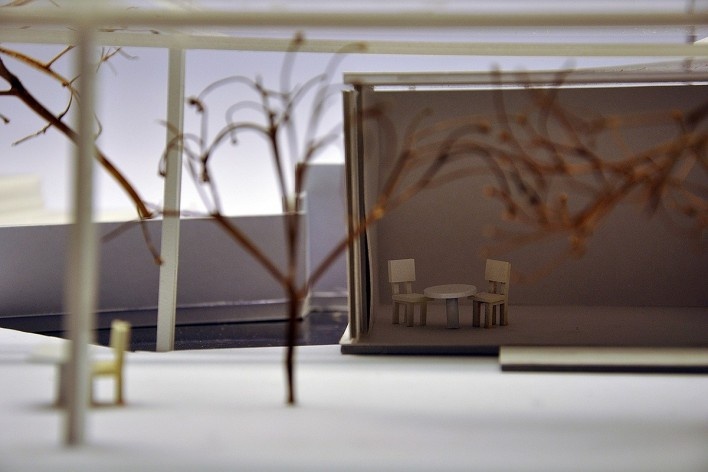 Vista interna maquete -Ponto de encontro. Concurso Passagens sob o Eixão. Menção honrosa 04<br />divulgação 