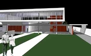 Perspectiva do acesso<br />Imagem dos autores do projeto 
