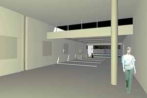 Perspectiva interna<br />Imagem dos autores do projeto 