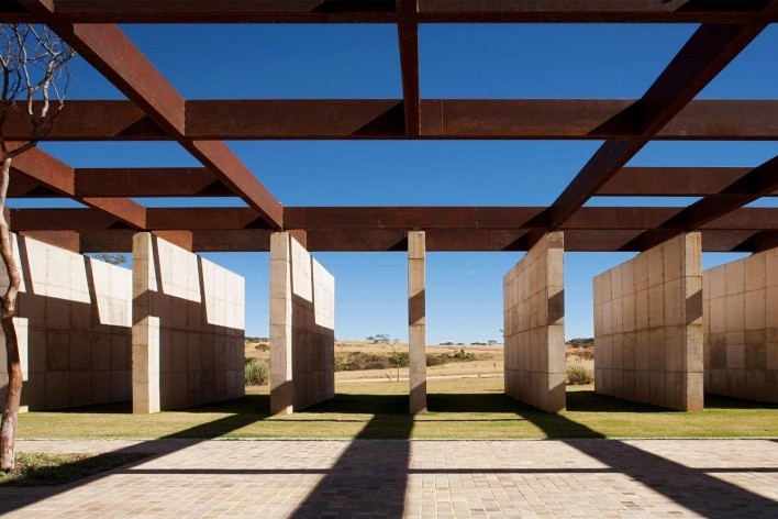 Welcome Center Alphaville Brasília, Brasília. Escritório Rocco, Vidal + Arquitetos<br />Foto Daniel Ducci 