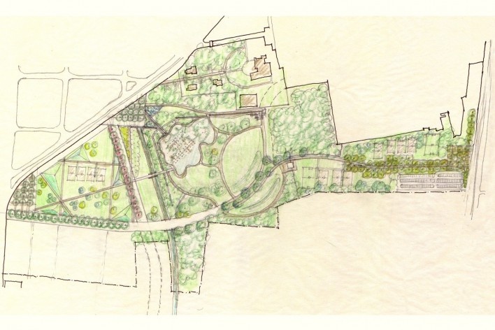 Rosa Grena Kliass Arquitetura Paisagismo, Parque da Juventude. Croquis Rosa Grena Kliass