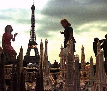 Coleção de pequenas "Torres Eiffel"