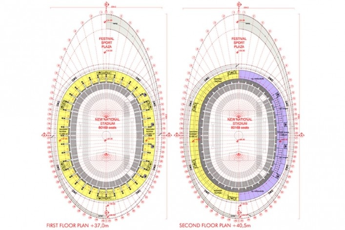 Plan - New National Stadium in Tokyo [divulgação]