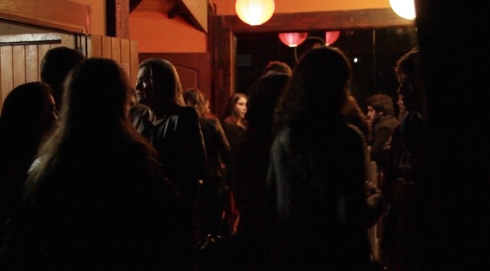 Festa no final da noite de abertura. Move Cine Arte 2012, Monte Verde<br />Foto Helena Guerra 