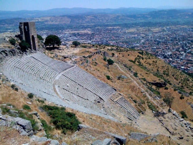 Teatro de Pérgamo
<br />Foto Maria Cristina Wolff de Carvalho 