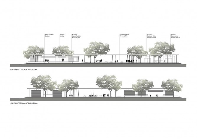 Elevações<br />Lompreta Nolte Arquitetos e Nanda Eskes Arquitetura 