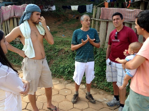 Reunião do grupo de pesquisa e extensão, com o prof. Leonardo Carneiro<br />Foto Fabio Lima 