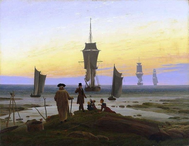 <i>As fases da vida</i>. Caspar David Friedrich 1835