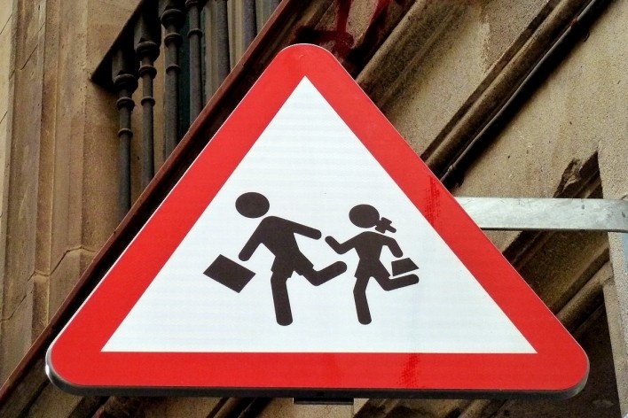 Placa em Barcelona, Espanha<br />Foto Michel Gorski 