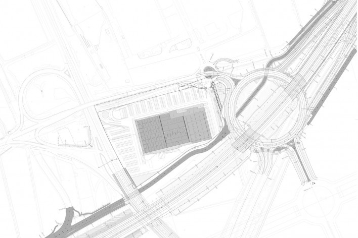 Mercabarna-Flor, location, Barcelona. WMA - Willy Müller Architects<br />Diseño de los autores del proyecto 