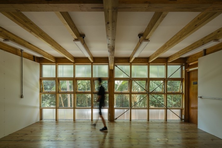 Sede Administrativa Fundação Florestal — Juréia-Itatins, Peruíbe SP, 2019. 23 Sul Arquitetura<br />Foto Pedro Kok 