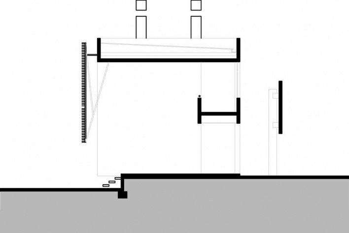 Corte transversal<br />Desenho do autor 
