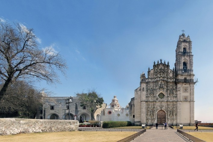Colégio Jesuítico de São Francisco Xavier, Tepotzotlán, México<br />Fotomontagem Victor Hugo Mori, 2018 