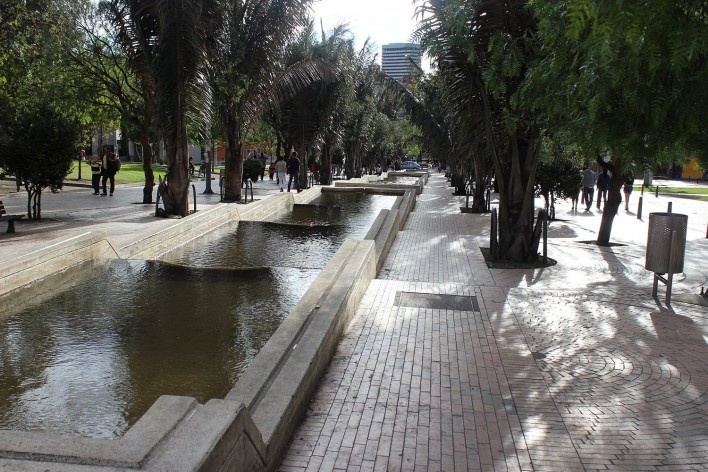 Eixo ambiental Avenida Jiménez<br />Foto Roberto Ghione 