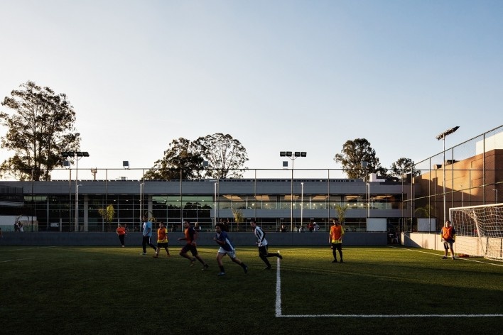 Sesc Guarulhos, Guarulhos, 2019. Arquitetos Lilian Dal Pian e Renato Dal Pian / Dal Pian Arquitetos<br />Foto Nelson Kon / Sesc SP 