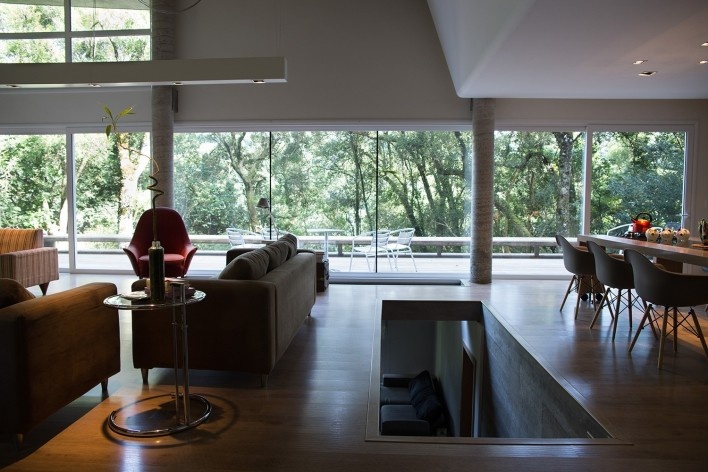 Residência SM (Casa Borboleta), Caxias do Sul RS, arquitetos Fernando dos Santos Rocha Machado e Rovena Maria Schumacher<br />Foto Joel Jordani / Bruno Kriger 