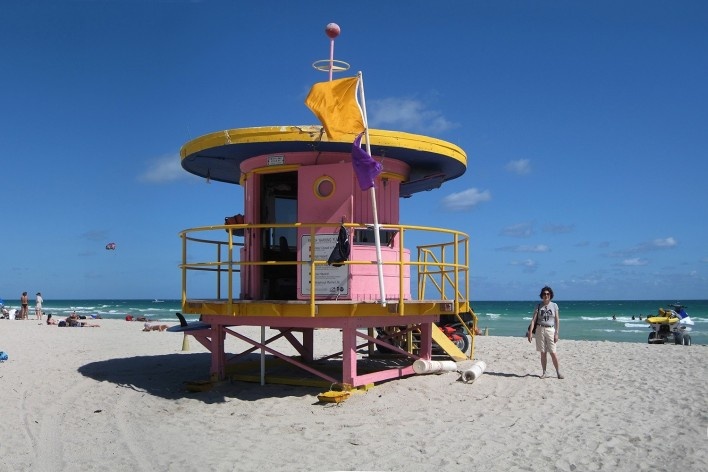 Alexandrina Mori em Miami, Estados Unidos, 2010<br />Foto Victor Hugo Mori 