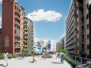 Parque suspenso<br />Imagens dos autores do projeto 