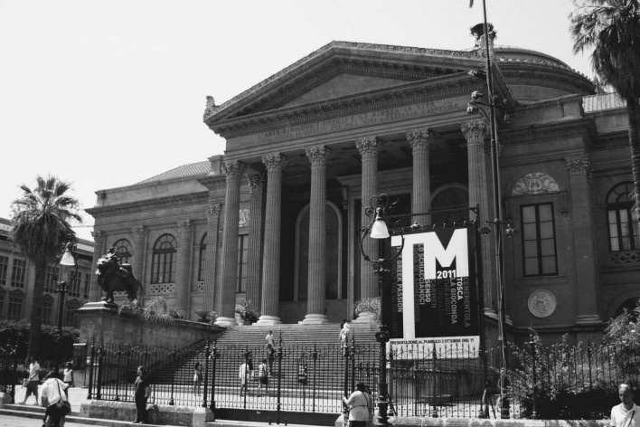 Teatro Massimo. Palermo, Itália. Agosto/2010<br />Foto Francisco Alves 