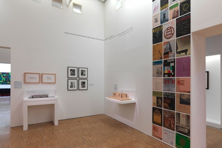 Exposição Modernités Plurielles 1905-1970, Centre Pompidou, MNAM-CCI, Paris, de outubro de 2013 a fevereiro de 2015. 5° andar, sala 34, "Architectures modernes d’Amérique Latine"<br />Foto Philippe Migeat ©  [Centre Pompidou © MNAM-CCI]