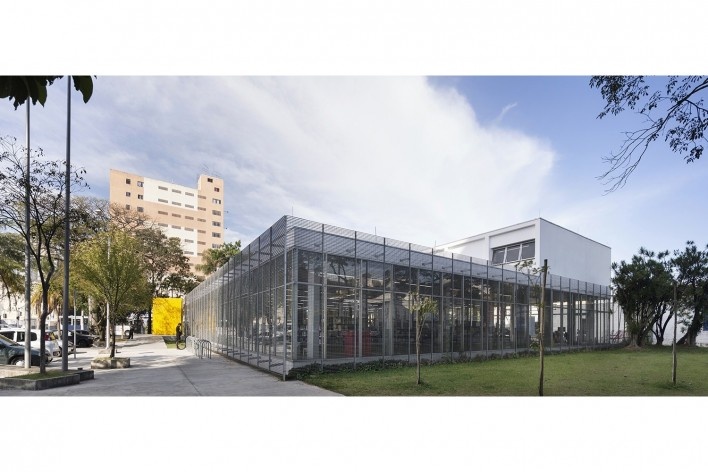 Renovação da Biblioteca Monteiro Lobato, croquis de concepção do projeto. São Bernardo do Campo SP Brasil, 2014. Arquitetos Marta Moreira e Milton Braga / MMBB Arquitetos<br />Foto Federico Cairoli 