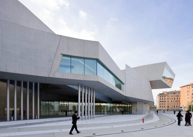MAXXI – Museu de Arte do Século XXI, Roma, Itália, 1998-2009. Zaha Hadid Architects<br />Foto Zaha Hadid Architects 