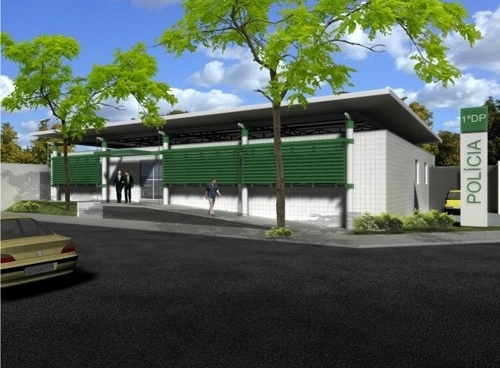 Perspectiva externa <br />Imagem do autor do projeto 