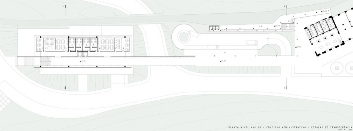 Planta Edifício Novo e Estação de Transferência (Nível 460.00)