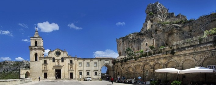 Cidade de Matera, Basilicata, Itália<br />Fotomontagem Victor Hugo Mori, 2016 