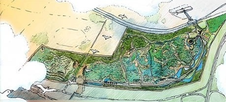 Vista geral implantação<br />Imagem dos autores do projeto 