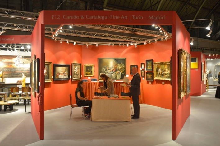Rafael Viñoly Architects, Armory Art Fair Exhibit design, New York, 2014<br />Publicity photo  [Rafael Viñoly Architects]