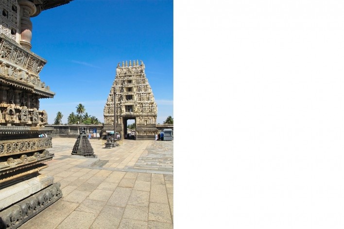 Rayagopura, o portal de sete andares<br />Foto Simone Neiva 