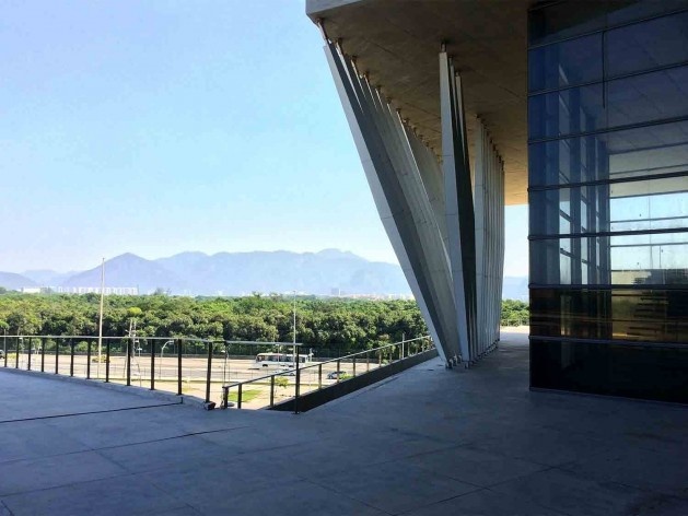 Cidade das Artes, Rio de Janeiro. Arquiteto Christian de Portzamparc<br />Foto Abilio Guerra 