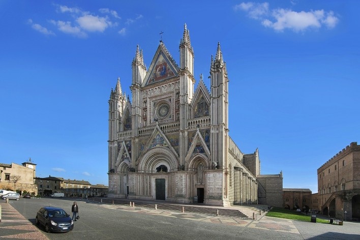 Alexandrina Mori no Duomo de Orvieto, Itália, 2010<br />Foto Victor Hugo Mori 