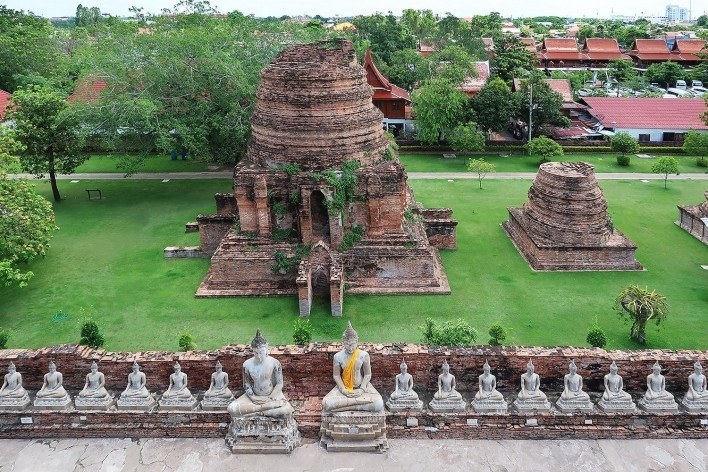 Templo de Wat Yai Chai Mongkhon, Birmânia<br />Foto Victor Hugo Mori 
