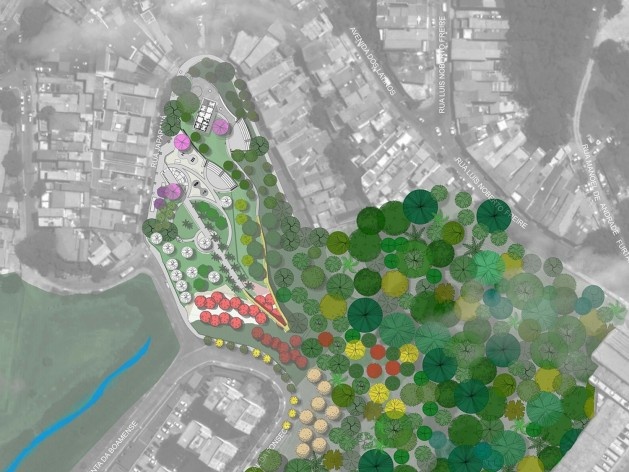 Parque Municipal Nair Bello, implantação da fase 01, São Paulo SP Brasil, 2020. Secretaria Municipal do Verde e do Meio Ambiente<br />Imagem divulgação  [Acervo SVMA/DIPO]