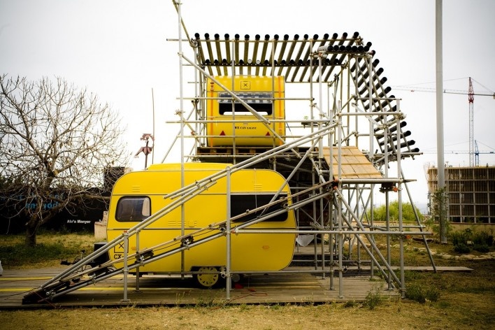 We Can Xalant, construcción, Mataró, Barcelona, 2009<br />Foto divulgación 