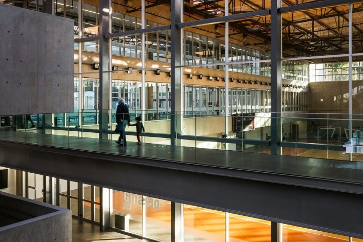 Sesc Guarulhos, Guarulhos, 2019. Arquitetos Lilian Dal Pian e Renato Dal Pian / Dal Pian Arquitetos<br />Foto Nelson Kon / Sesc SP 
