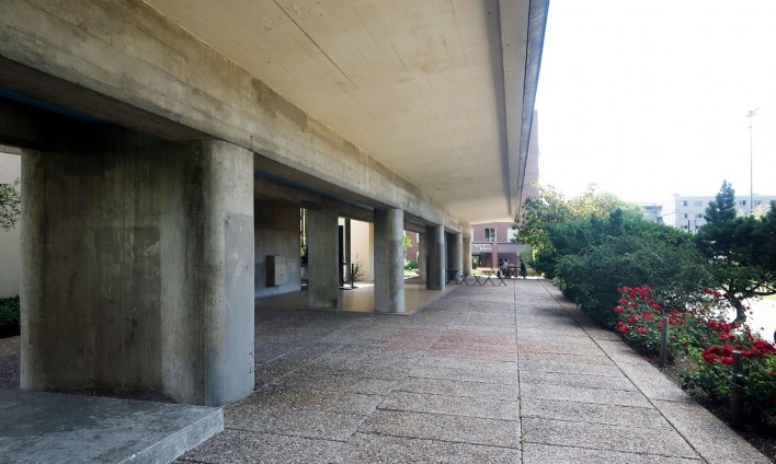 Pavilhão Suíço, Cidade Universitária de Paris, 1931. Arquiteto Le Corbusier<br />Foto Victor Hugo Mori 