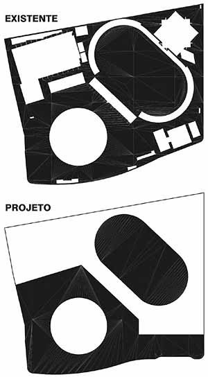 Espaços residuais<br />Imagem dos autores do projeto 