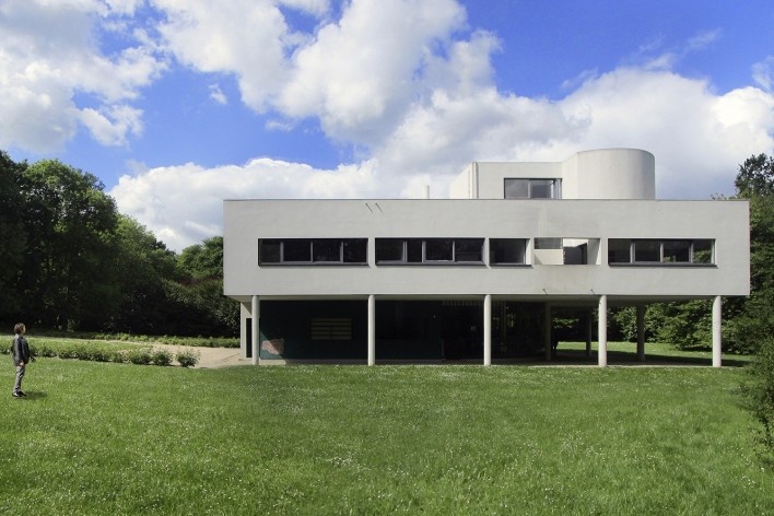 Alexandrina Mori na Ville Savoye, Poissy, França, 2015<br />Foto Victor Hugo Mori 