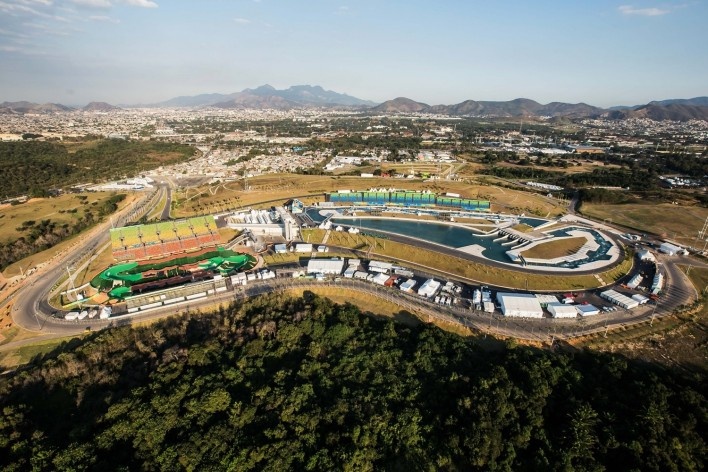 Estádio Olímpico de Canoagem Slalom, Parque Olímpico de Deodoro, Rio de Janeiro, RJ, Escritório Vigliecca & Associados<br />Foto Renato Sette Camara 