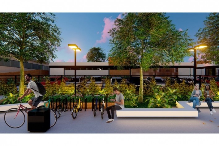 Casa Vênus, maquete eletrônica, Presidente Prudente SP, 2021. Arquiteta Juliana Menegassi<br />Imagem divulgação  [Acevo Juliana Menegassi]