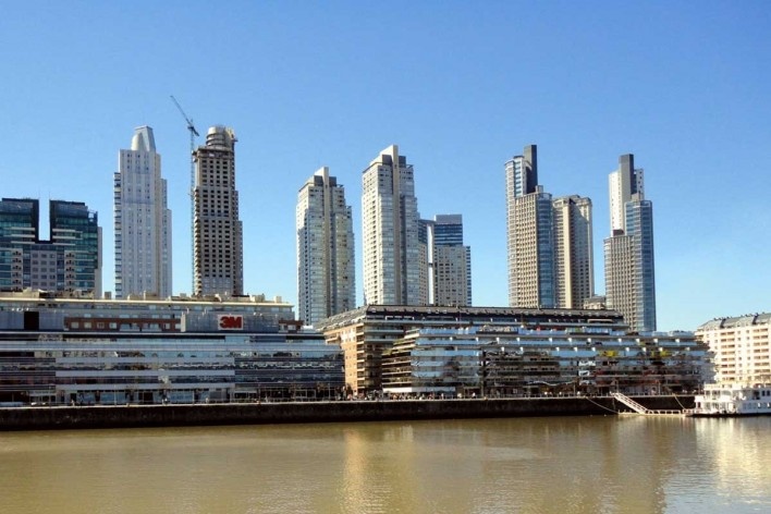 O lado leste de Puerto Madero<br />Foto Cynara Sá 