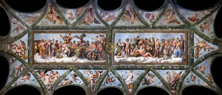 Rafael Sanzio, Loggia di Amore e Psiche, Vila Farnesina, Roma<br />Foto Victor Hugo Mori 