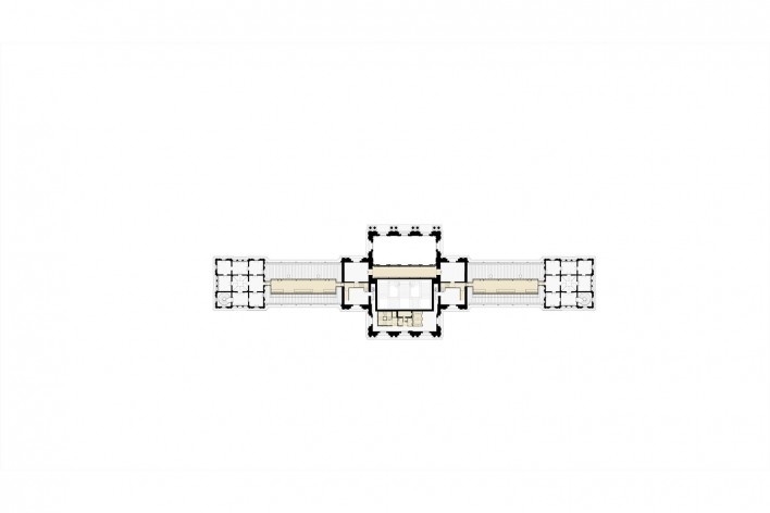 Modernization and restoration of The Ipiranga Museum, second floor plan, São Paulo SP, 2022. Architects Eduardo Ferroni and Pablo Hereñú / H+F Arquitetos<br />Imagem divulgação/disclosure image  [H+F Arquitetos]