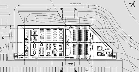 Planta pavimento inferior 2<br />Imagem dos autores do projeto 