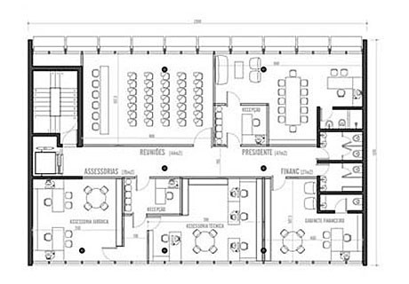 Planta 4º pavimento<br />Imagem do autor do projeto 