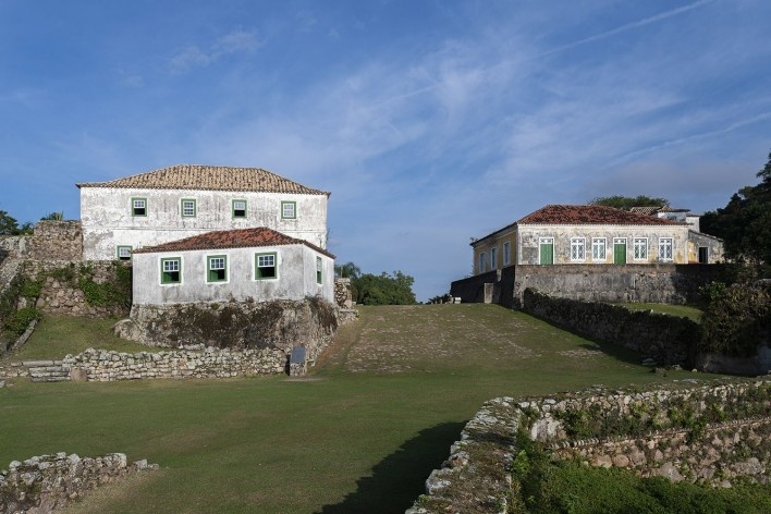 Fortaleza de Santa Cruz do Anhatomirim, Ilha de Anhatomirim, Governador Celso Ramos<br />Foto Ronaldo Azambuja 